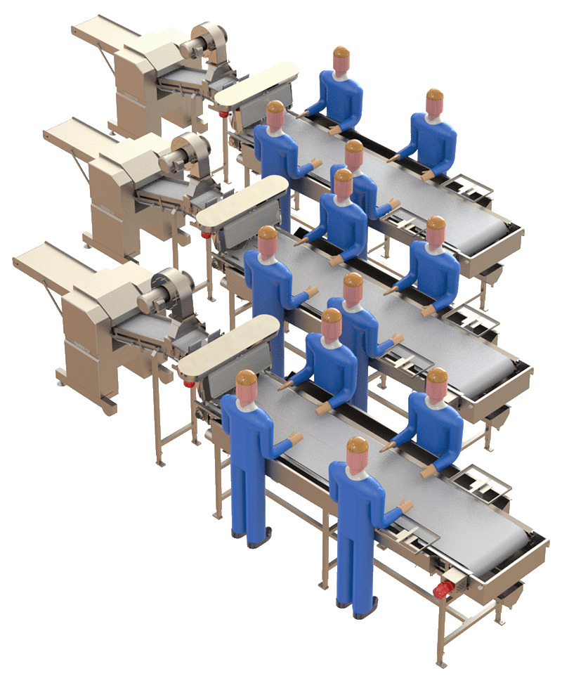 candling tables for fillet inspection
