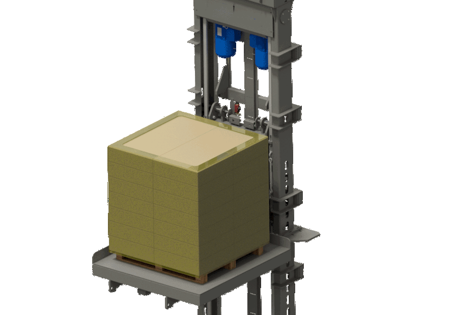 Packaging Elevator for Onboard Handling