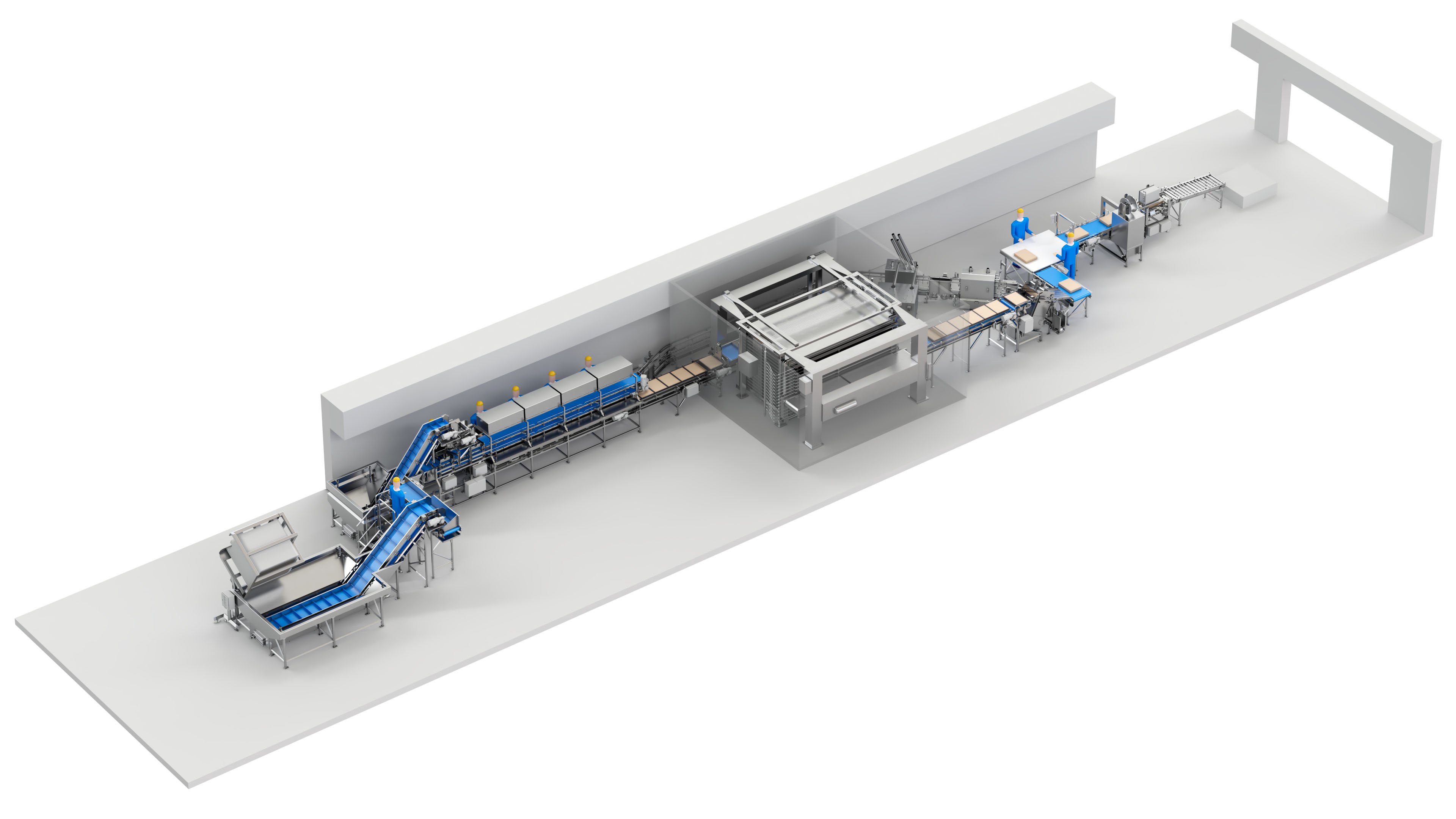 Carsoe Automated Packing and Freezing Line 1