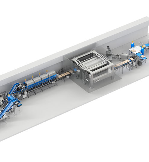 Carsoe Automated Packing and Freezing Line 1