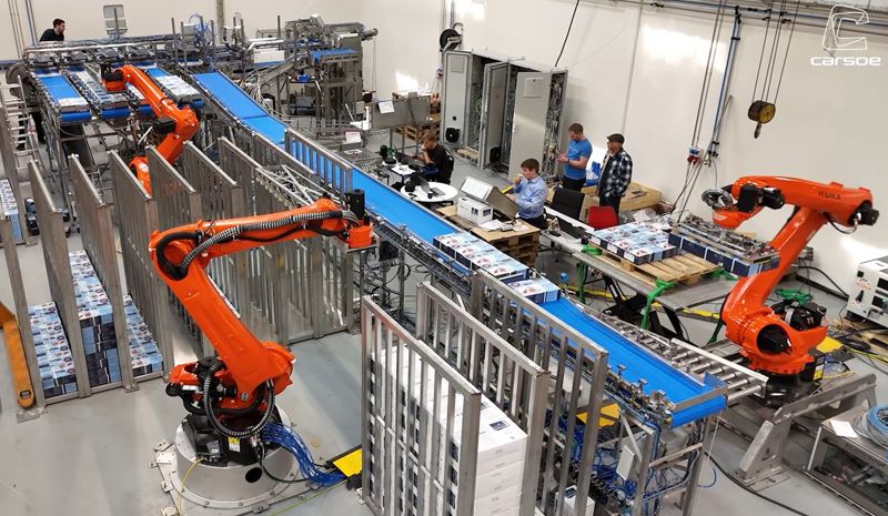 FAT Robot Palletizing Carsoe