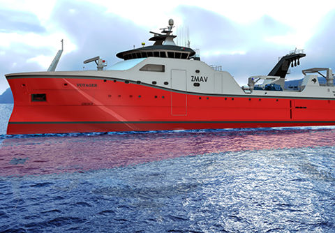 Talley’s Voyager vessel exterior published with the factory project; the processing installation is not visible.