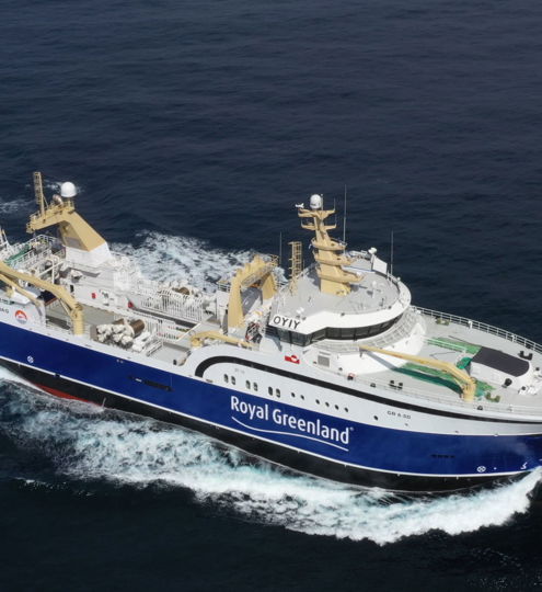 Onboard Carsoe Factory for Royal Greenland