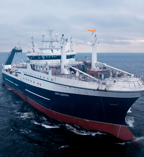 Carsoe Onboard Factory for Pollock and Surimi RFC Russian Fishery 