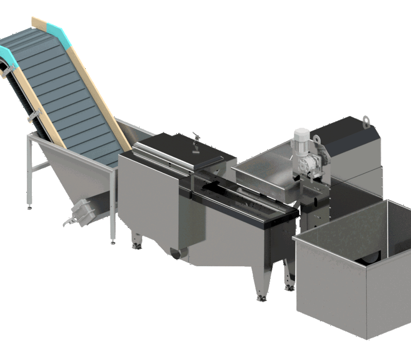 Carsoe KM Mark 7 Fish Elevator, Fish Gutting Machine, Fish Washer
