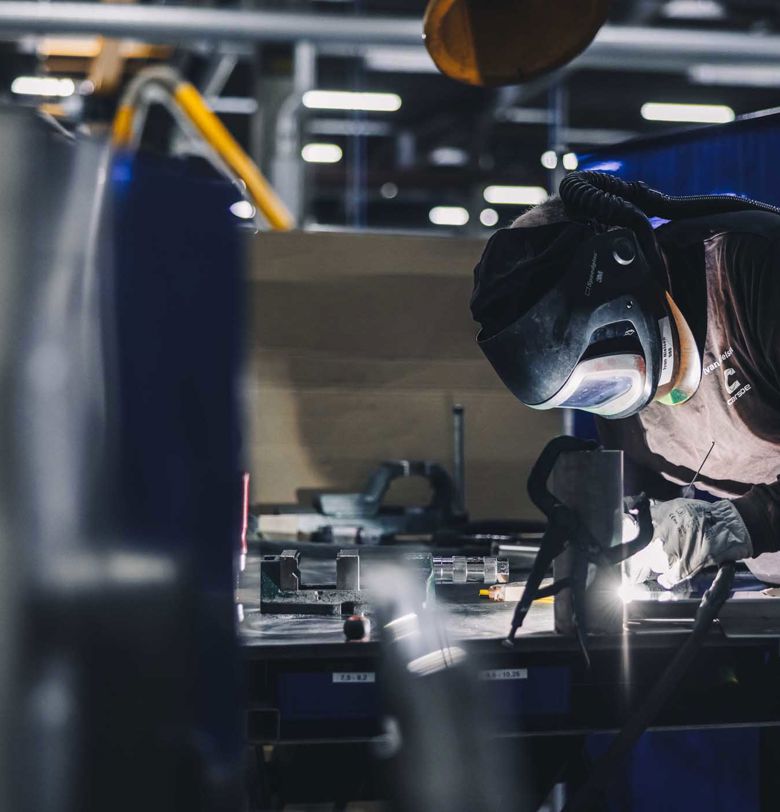 Carsoe Welder at work