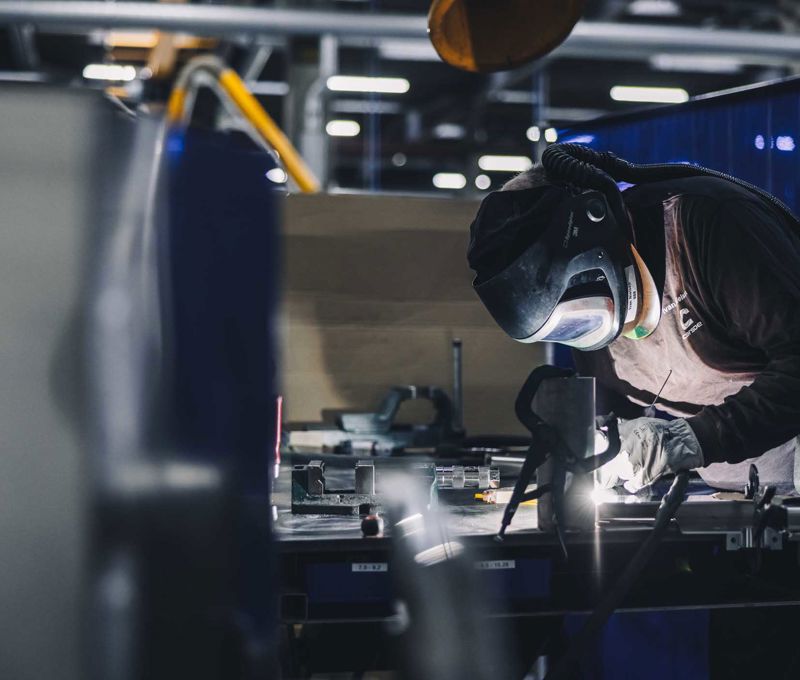 Carsoe Welder at work