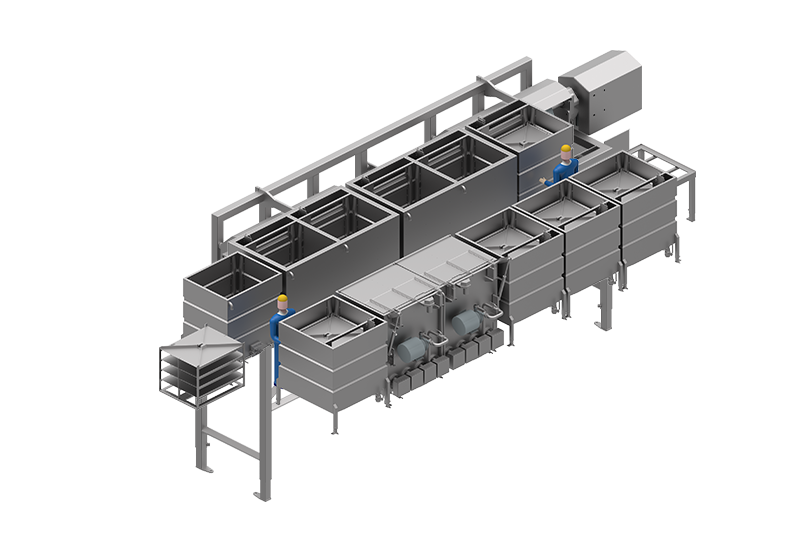 Carsoe Cooking, Cleaning And Glazing Line