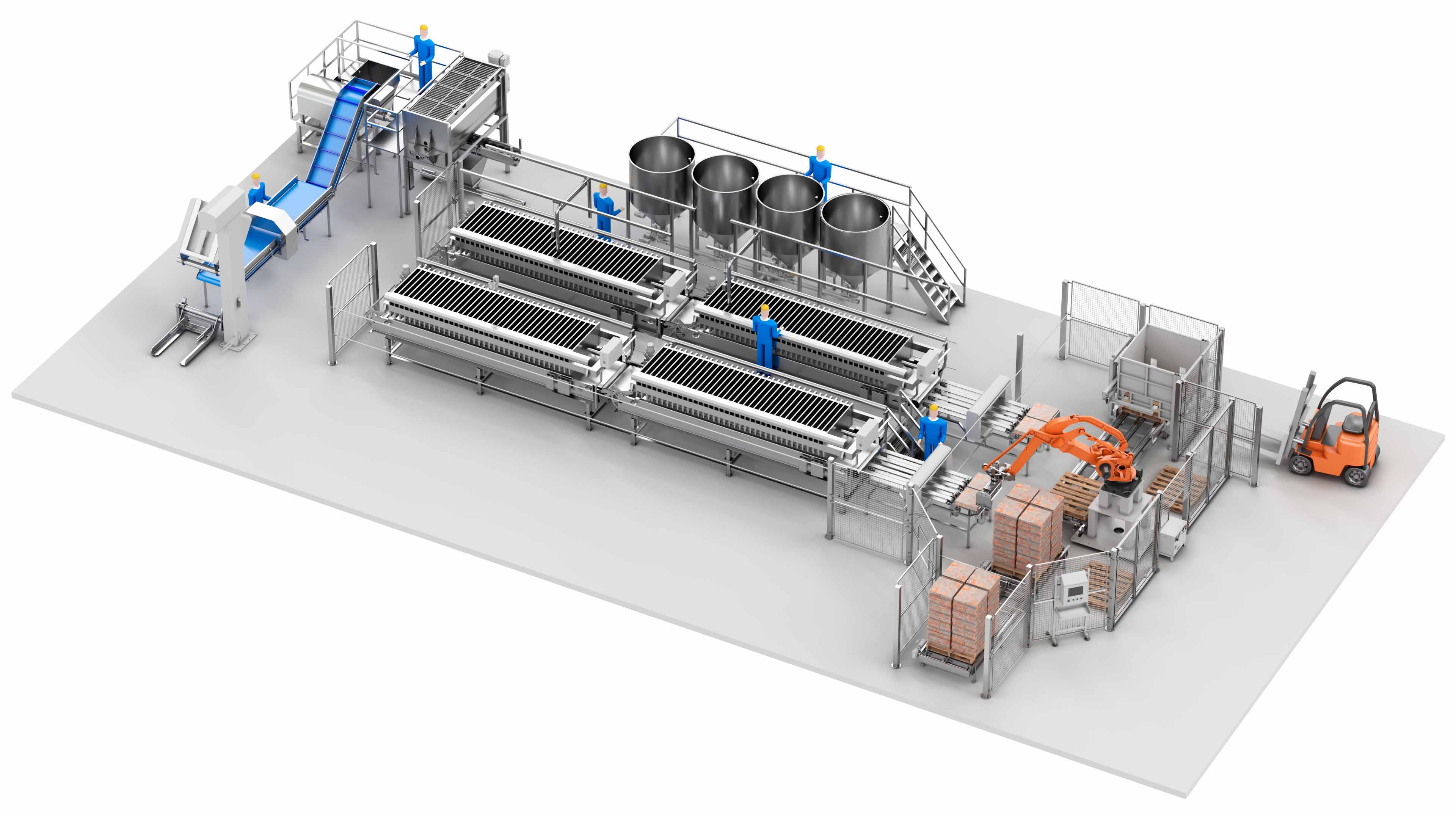 Carsoe Mincing, Freezing and Robot Palletizing 1