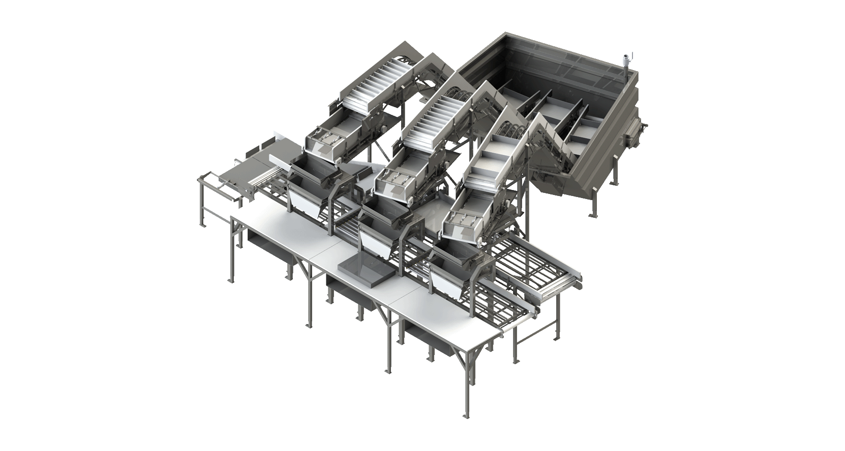 Carsoe Shrimp Weighing Hopper System Product Image