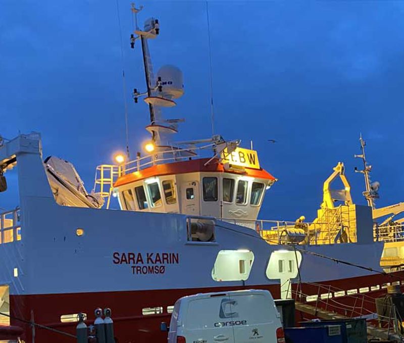 Sara Karin Carsoe Installation Onboard Whitefish Factory