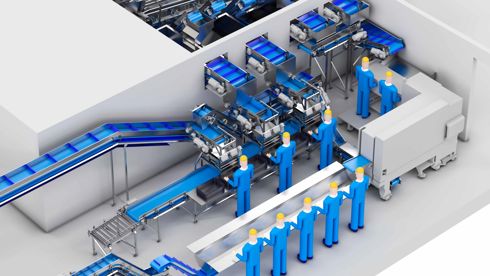 Fish Processing Module Compact Fish Processing and Packing Line | Carsoe